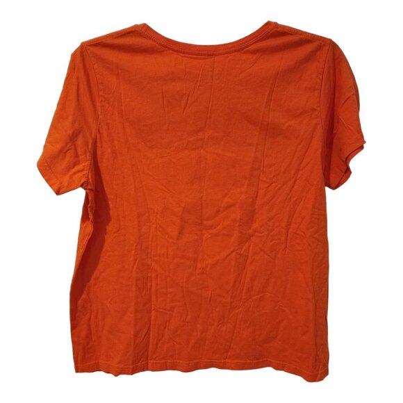 WOMENS 2XL ORANGE PURPLE GLITTER HALLOWEEN GRANDMA'S NEVER RUN OUT OF CANDY/KISS - Picture 6 of 6